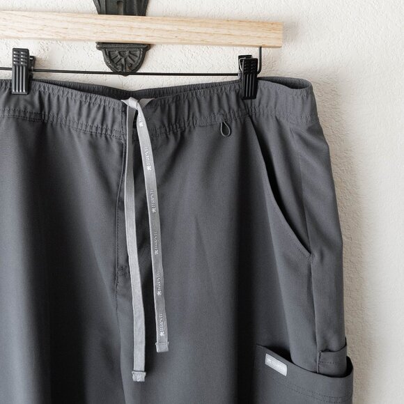 Maevn Men’s Pewter Gray Cargo Scrub Pants | Size L | Style 5891 - Picture 2 of 13